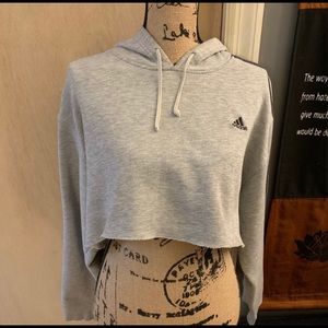 Cropped Adidas Hoodie